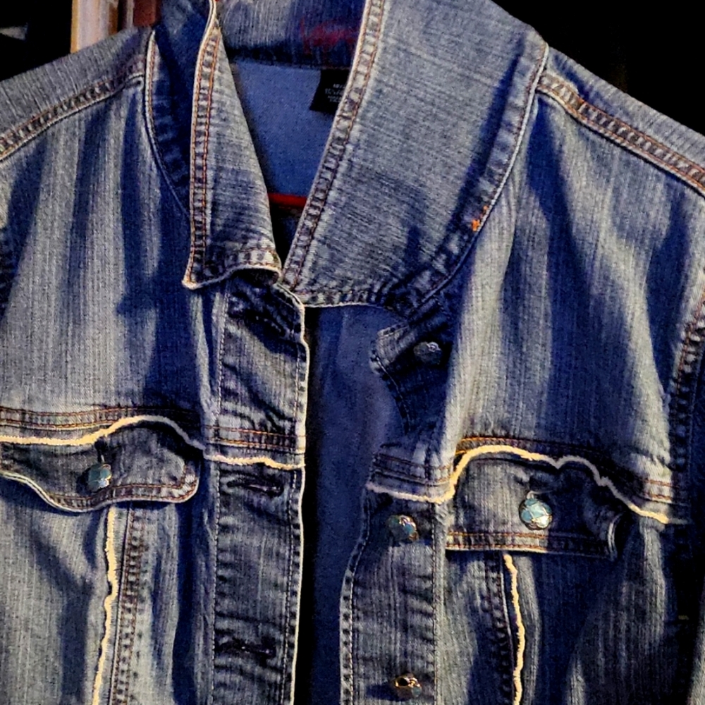 Short Jean Jacket 2X